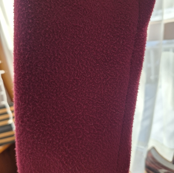 Burgundy Pea Coat - Picture 4 of 6
